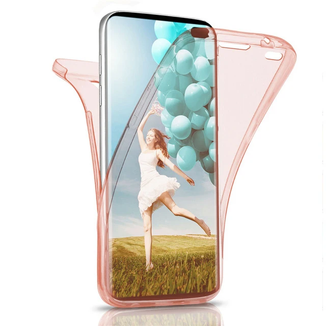 360 Мягкий Двойной силиконовый чехол для Huawei P40 Lite E Pro Y5 Y7P Y6s Y7 Prime 2019 P20 P30 Nova 6 SE 7i на