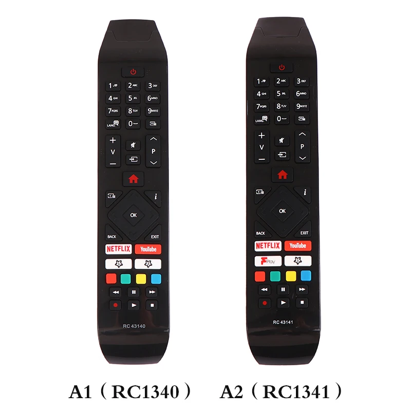 

Пульт дистанционного управления для телевизоров/ТВ-приставок HITACHI, RC43140, RC43141, кнопки Netflix/Youtube