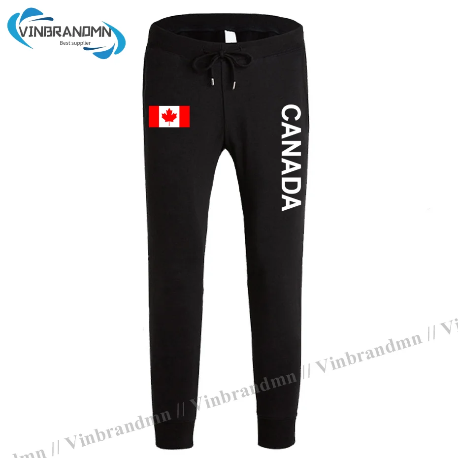 

Canada Canadians mens Sweatpants new men's Canada flag workout Sporting pocket sweat bodybuilding 2021 brand CA CAN Long Pants