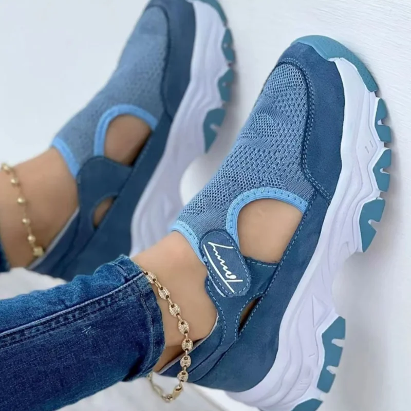 

Women's Sneakers Platform Casual Breathable Sport Design Vulcanized Shoes Fashion Tennis Female Footwear Zapatillas Mujer