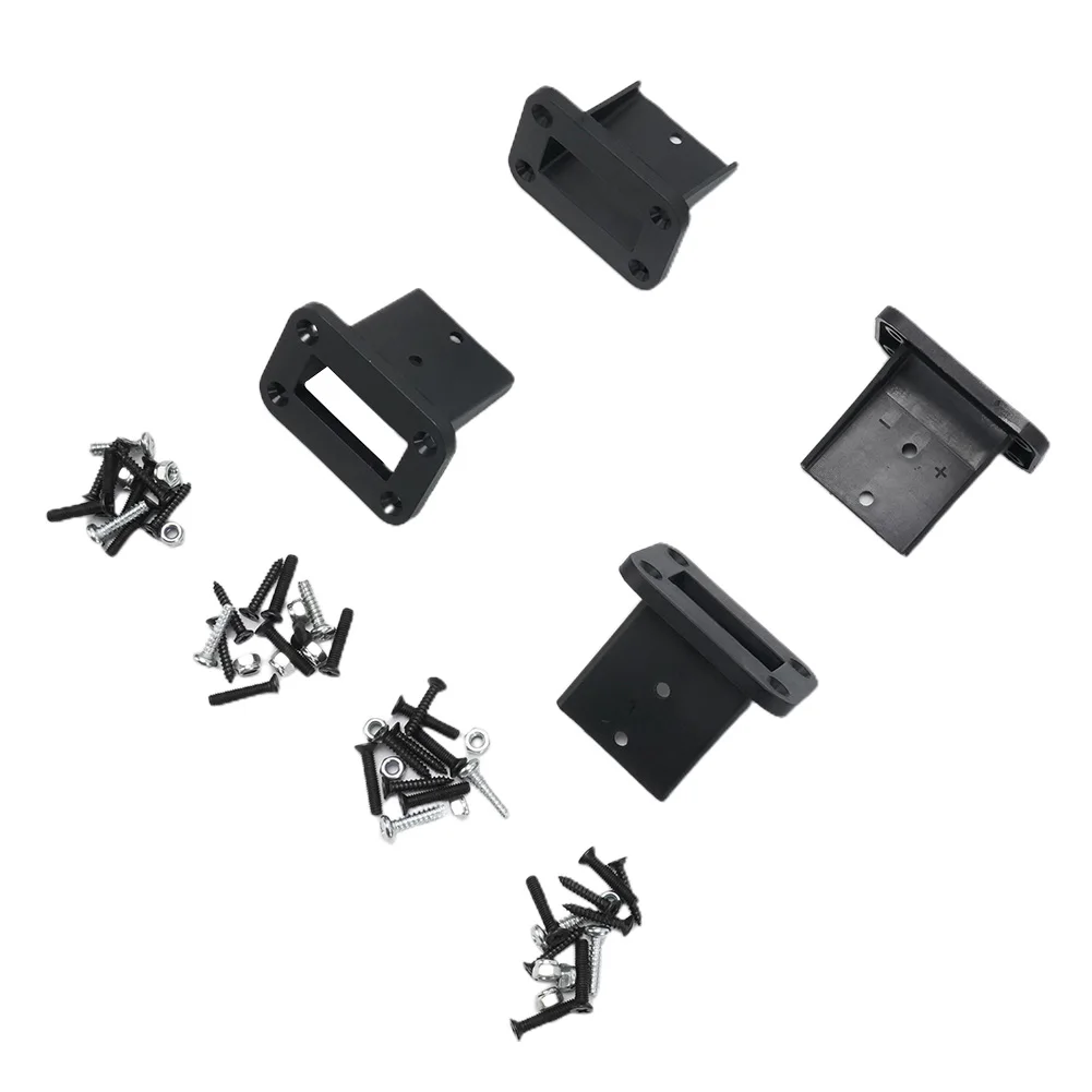 

4Pcs Panel Bracket 50A For Anderson Socket Flush Mount Bracket Panel Cover 2 Pin For Caravan RV Connectors Electrical Supplies