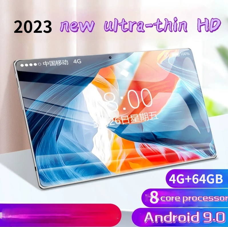 2023 New Hot selling  Android 9.0 Tablet 10 Inch with 4GB + 64GB Memory Dual SIM Card Ipad Pro Phone 4G Call Phone Tablet