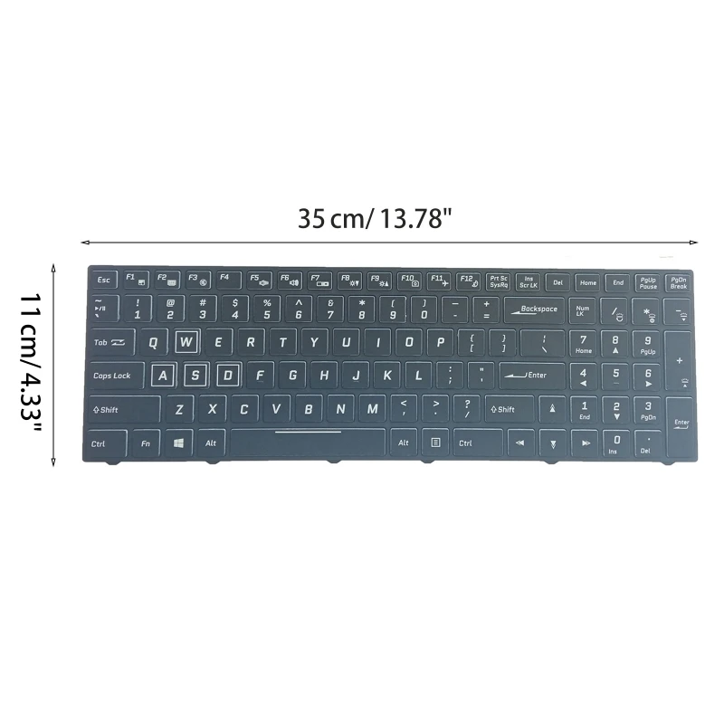 New Keyboards For CLEVO N850 N950 N857HK N857HJ Keyboard Backlit Pointing US Layout No Frame Small Keypad images - 6