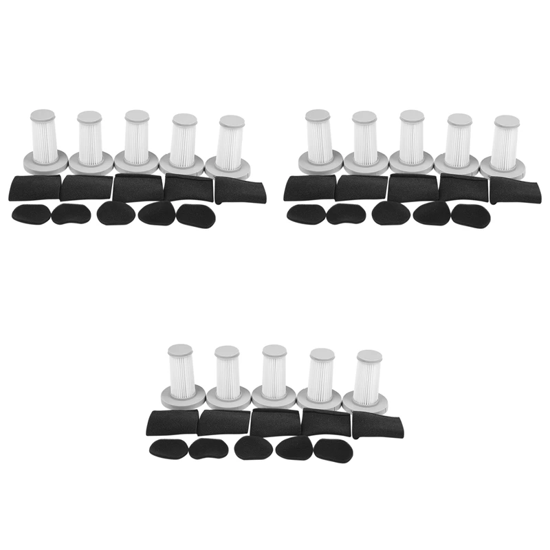 

15X Handheld Vacuum Cleaner Hepa Filter Sponge Filter Kit For Xiaomi Deerma DX700 DX700S Vacuum Spare Parts Accessories