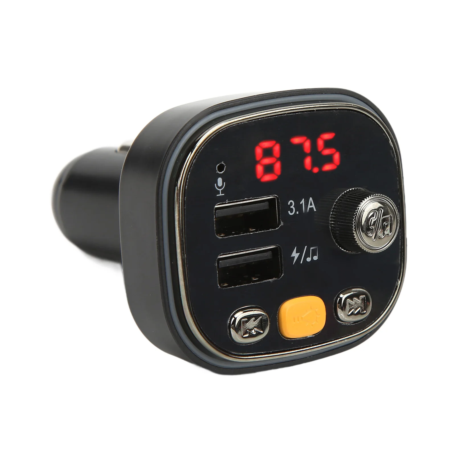 Bluetooth FM-передатчик Музыкальный плеер Двойной USB Быстрое зарядное устройство Hands