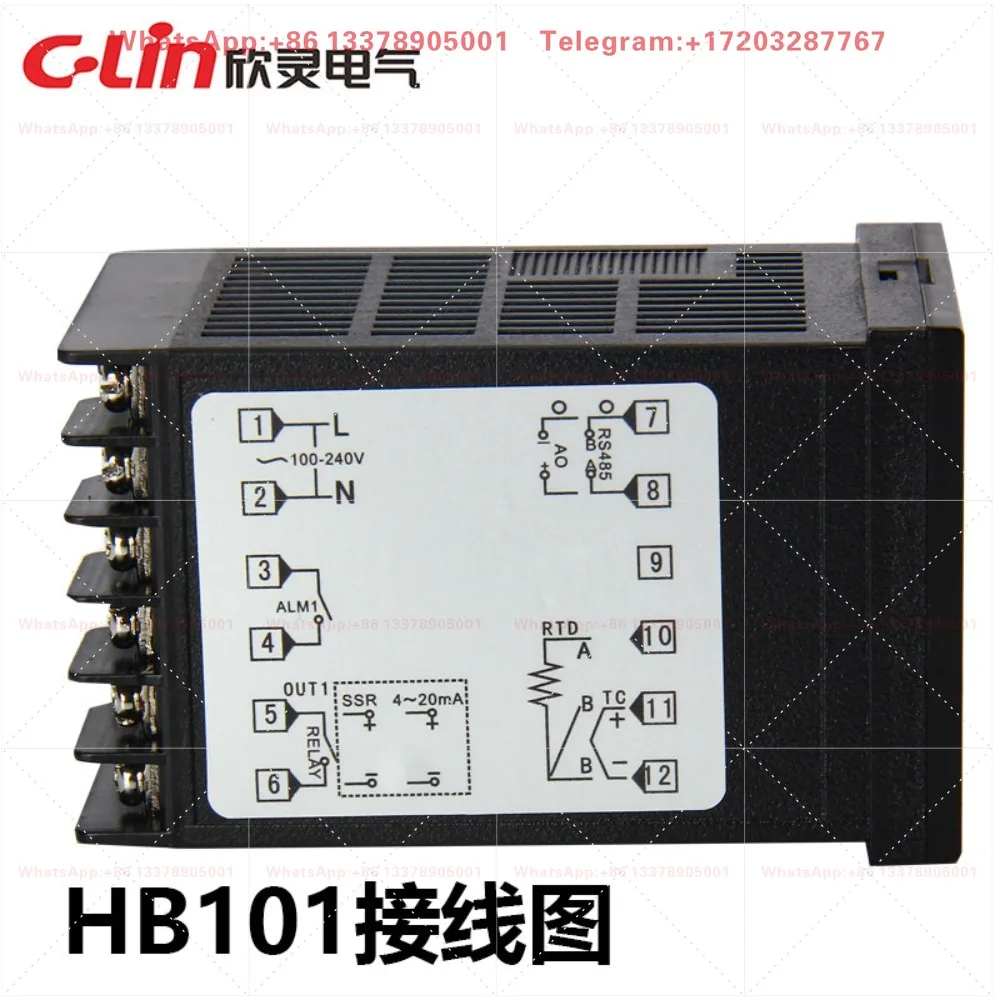 Фото Терморегулятор Xinling HB101-FK-M*AN/VAN Smart K-Type E-Type 701/401/901 с цифровым дисплеем, 220В №3