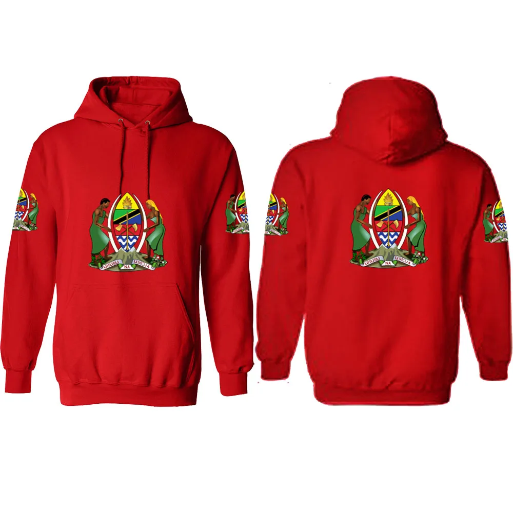 

Танзания, Мужская молодежная фуфайка «сделай сам» с именем, номером, Tza, флагом народа Tz, танзанийский суахили, одежда для печати в стране фот...