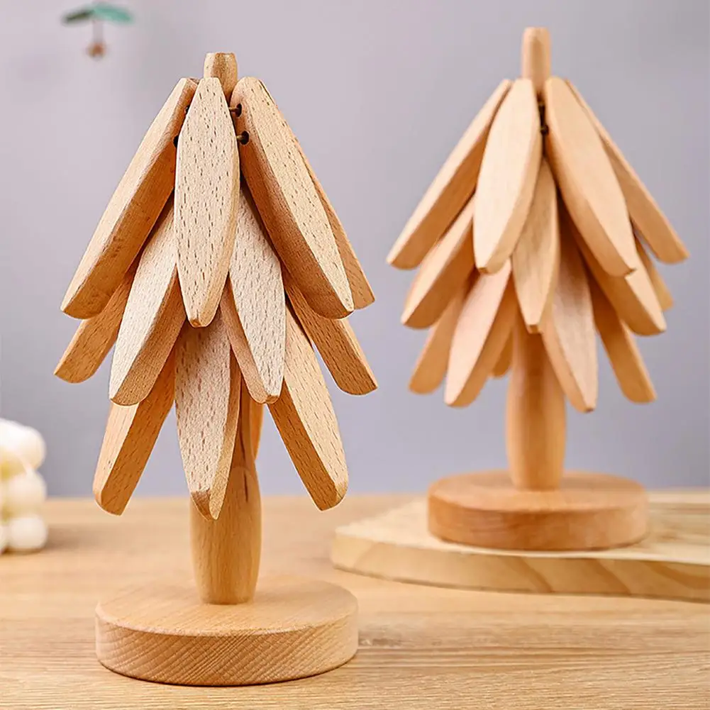 Креативная подставка для дизайна дерева деревянные подставки декоративные