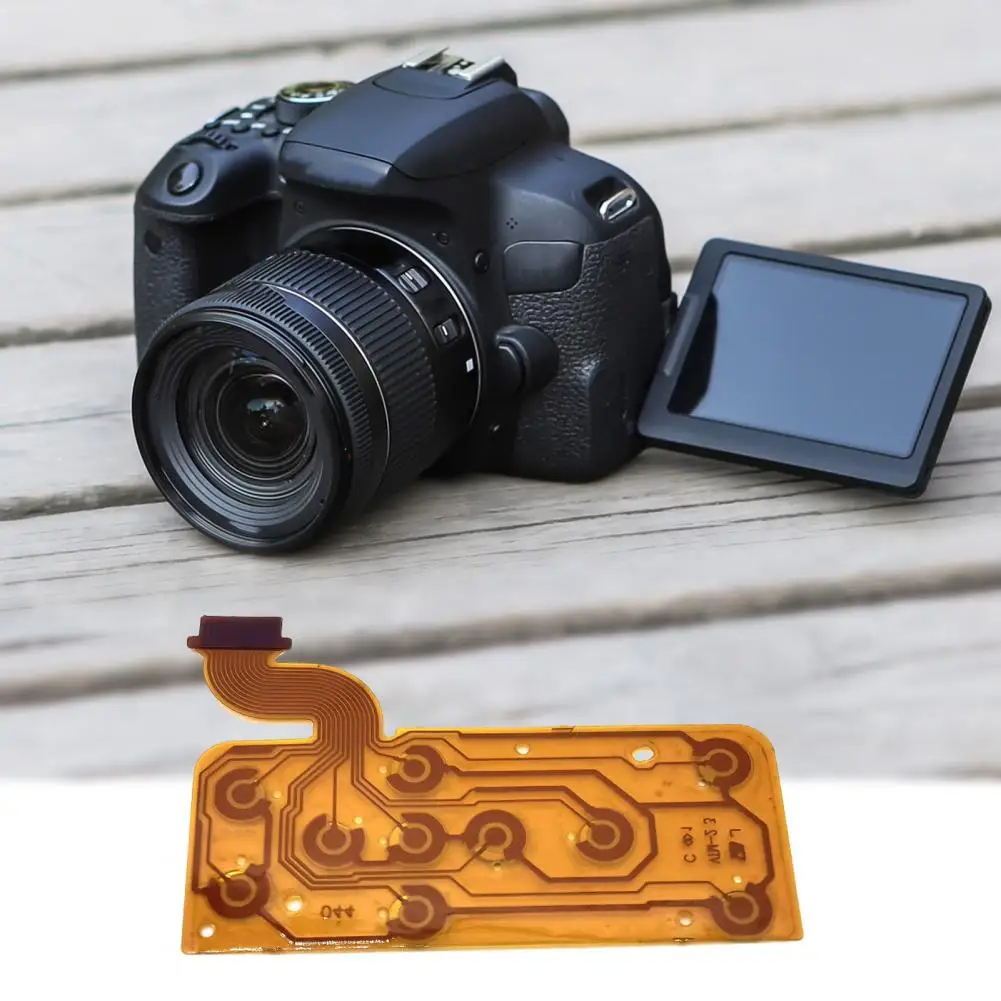 

Highly Responsive Flex Cable for Canon A480 Camera Precise Installation Sensitive Button Plate Enhanced Keypad