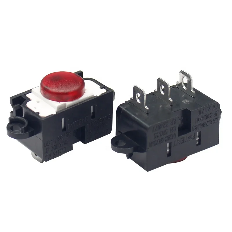

Approach 250V 10A SS-006 manual reset trip free circuit breaker with light