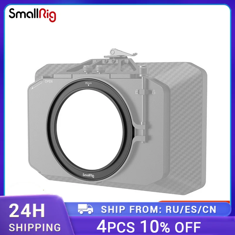 

SmallRig 95-114 мм резьбовое переходное кольцо для матовой коробки 2661