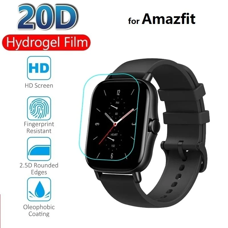 

Гидрогелевая пленка для защиты экрана для Amazfit GTS 2 Mini GTR 2 2e Amazfit Bip U S (не стекло), 3 шт.