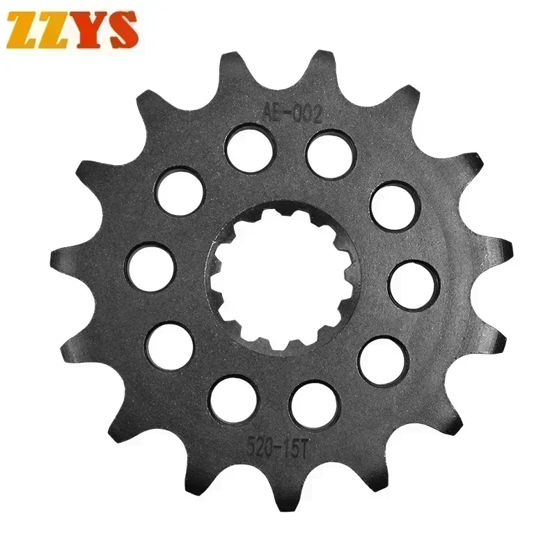 Передняя Звездочка с зубьями для Kawasaki EX650 Ninja 650R KRT ABS 520-2017 2020 2018 EX 2019 1 шт. 650 13T 14T 15T
