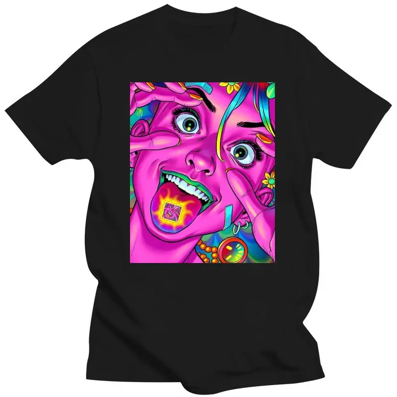 

T Shirt Psychedelic Trippy Sexy Female Lucid Dream Lsd Mdma Xtc Ecstasy Albert Men Cotton Tshirt Anime Tees Harajuku Streetwear