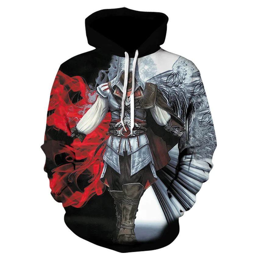 

Мужские толстовки с рисунком Рыцари Templar 3D, толстовка с капюшоном Pauperes Commilitones Christi Templique Solomonic Harajuku, модная Толстовка