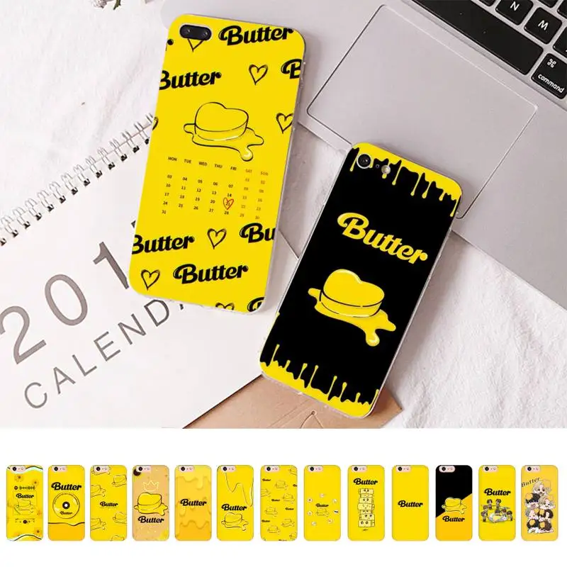 

Fashion cute kpop Butter Jung Kook and J-hope Phone Case for iPhone 11 12 13 mini pro XS MAX 8 7 6 6S Plus X 5S SE 2020 XR case