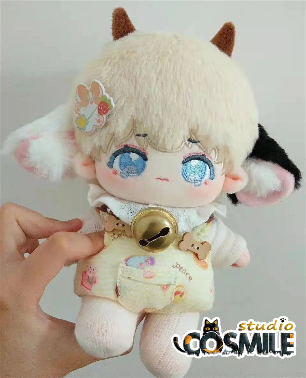 

No attributes Calf Cattle Yokai Monster Stuffed Plushie Toy 20cm Plush Doll Body Dress up Gift Sa MJ