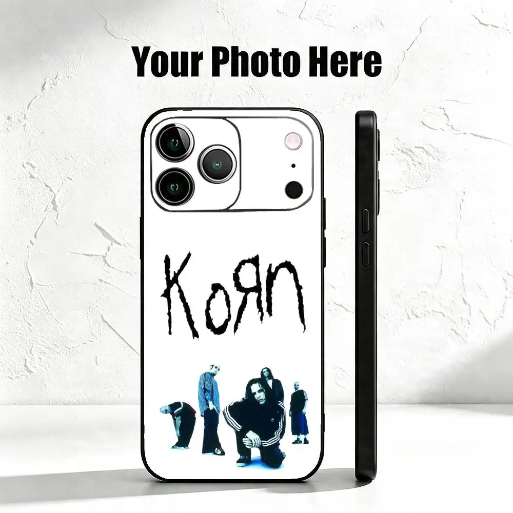 Фото Чехол для телефона K-Korn Hot Rock Band, силиконовый, мягкий, для iPhone 17, 16, 15, 14, 13, 12, 11, X, XR, Plus, Pro, Max, Plus №3