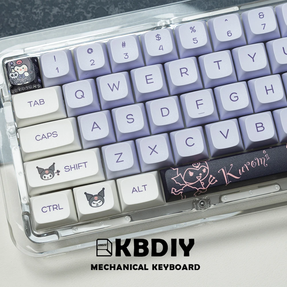 

KBDiy 145 клавиш/комплект PBT XDA колпачки для клавиш милый аниме колпачок для механической клавиатуры игровые MX переключатели для GMK 61 64 68 84 89 98 104
