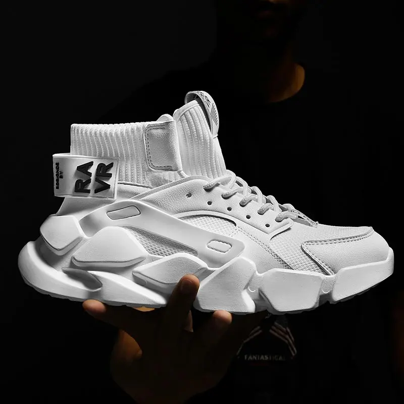 

high-top knit sneakers male sports shoes for boys shoes sport men 2022 running male sneakers women shuse damas shoses 1229