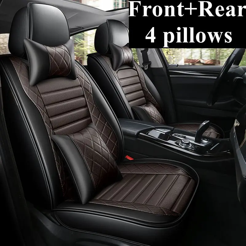 

Front+Rear Car Seat Cover Full Set for Volkswagen Amarok Gol Lamando Lavida Jetta Phaeton Phideon Santana Tiguan Variant Vista