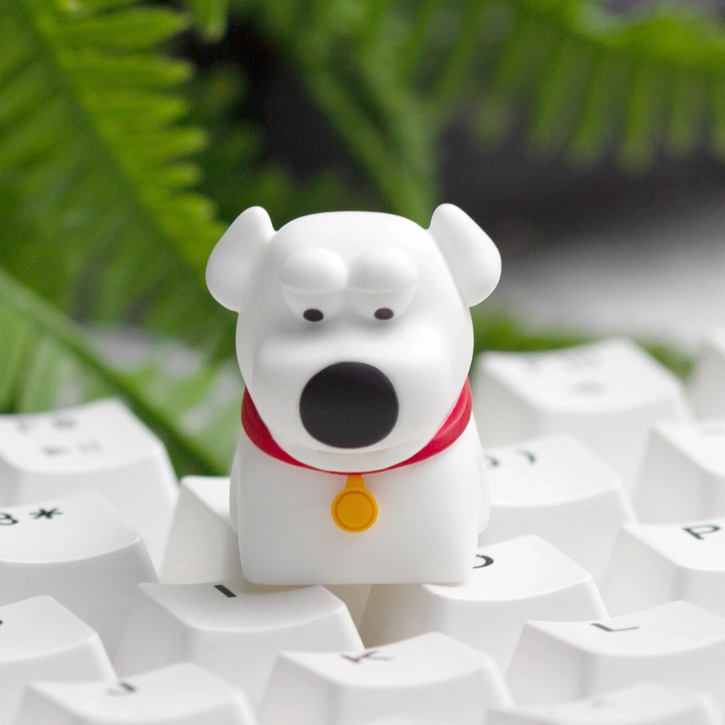 Фото Серия Family Guy Brian Griffin, колпачок для ключей из смолы, персонализированный одиночный милый креативный механический индивидуальный ESC, аниме, подарки ручной работы №2