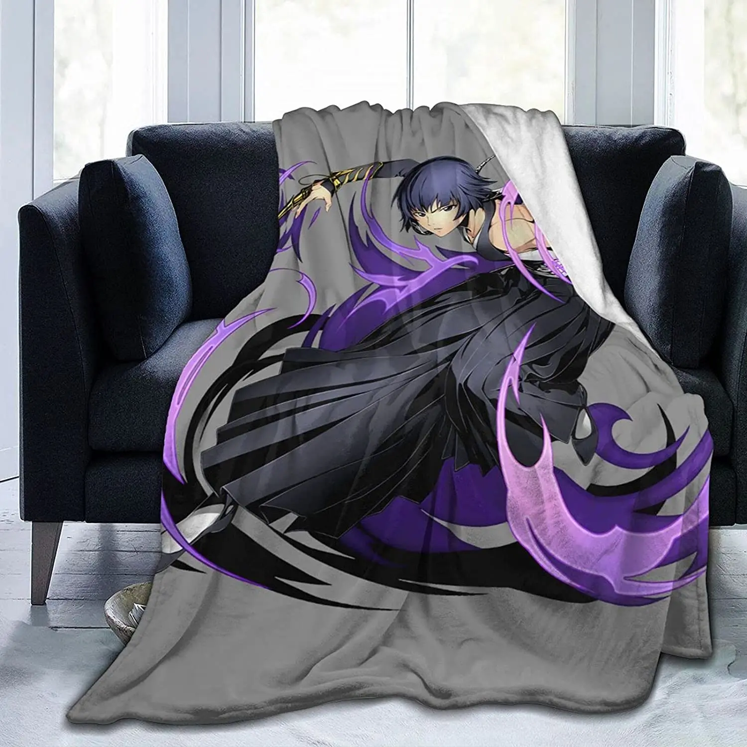 

Soifon Fluffy Soft and Comfortable Blanket, Anime Warm Embrace of Sympathy