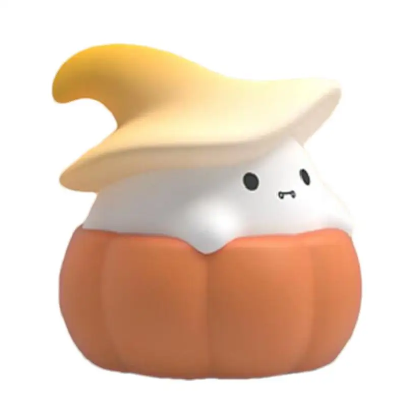 Беспроводная лампа в виде тыквы с призраком