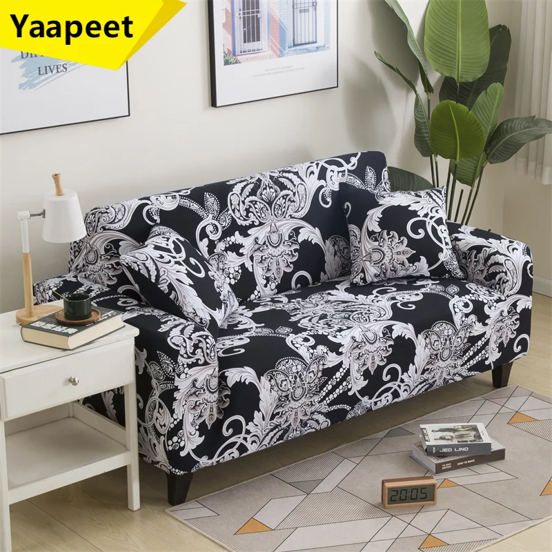 

1/2/3/4 Seater Spandex Sofa Covers Elastic European Sofa Slipcovers for Living Room Sectional Couch Slipcover Sofa Chaise Cover