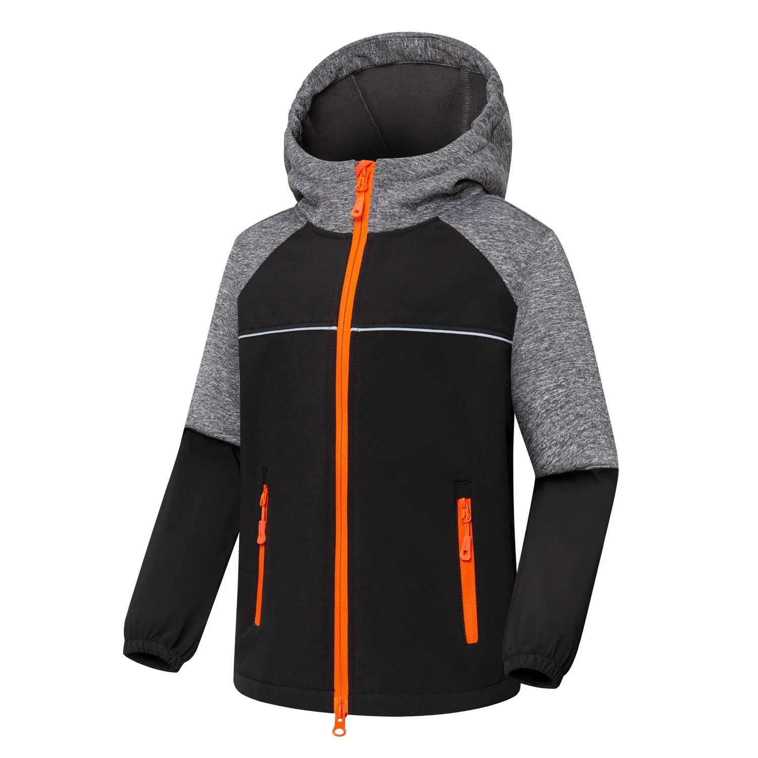 Ветрозащитная куртка Softshell для мальчиков и девочек флисовая одежда спортивное