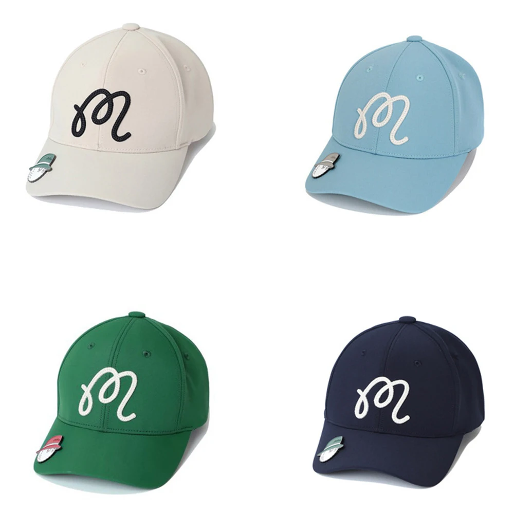 

2023 MALBON Golf Cap with Mark Sport ventilation Golf Hats for Men and Women Unisex 말본
