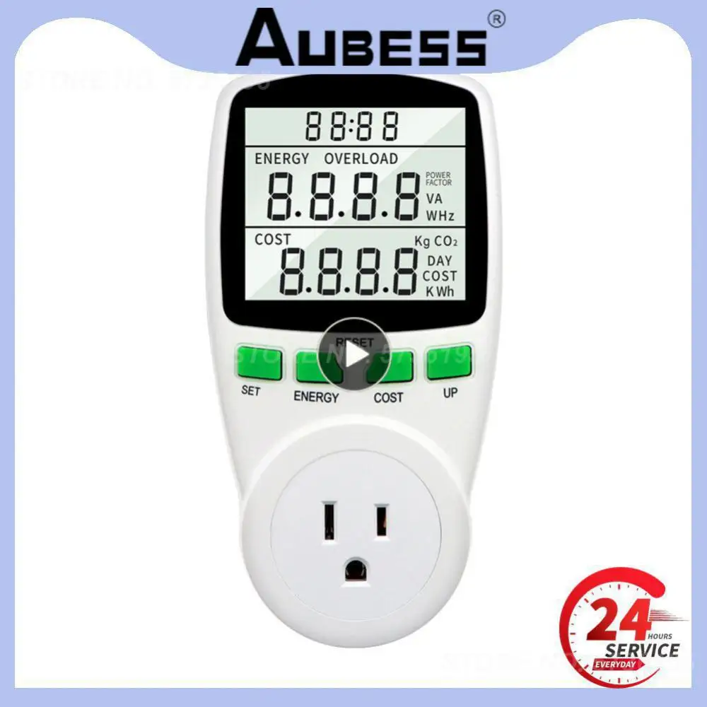 

1~8PCS Monitor Analyzers Socket Electric Tester Lcd Energy Meter Electricity Monitor 180-250v Vac Smart Ac Power Meter