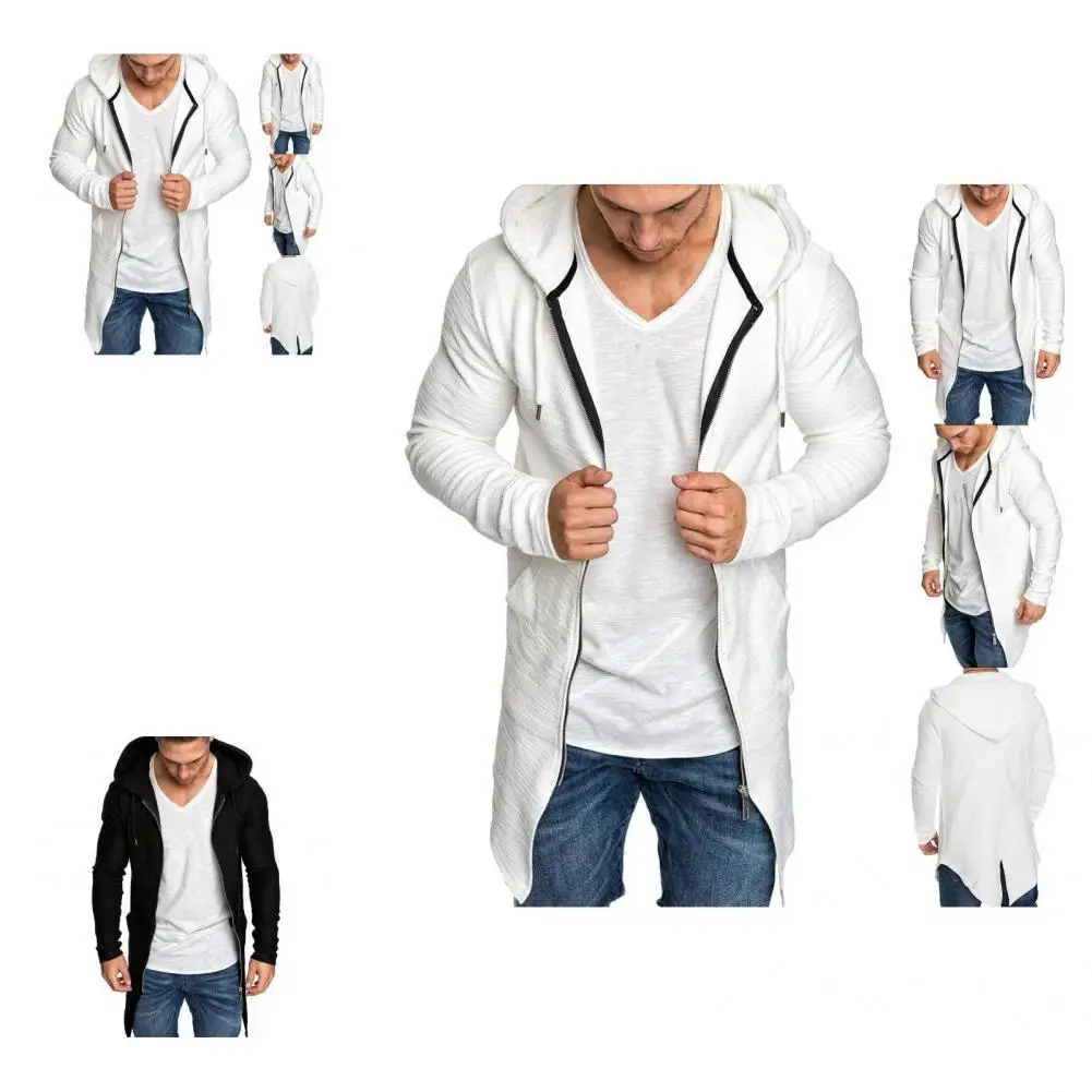 

Slim Terrific Swallowtail Spring Coat Soft Spring Coat Hooded for Home