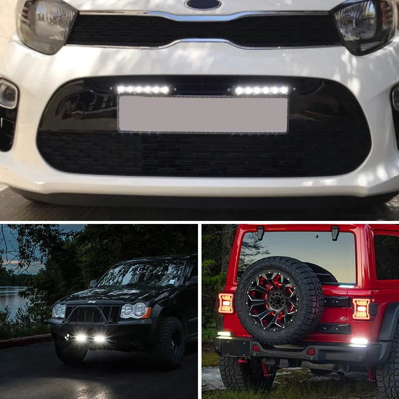 7-дюймовый мотоциклетный прожектор со светодиодной подсветкой автомобильная