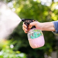 excellent handheld spray transparent 3 colors leak proof handheld watering can spray bottle watering can 500ml