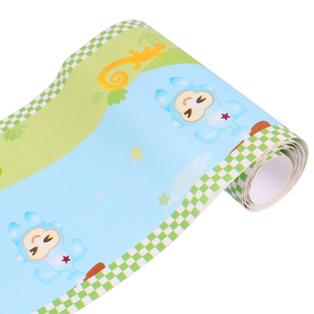 

1pc Cartoon Animal Wallpaper Self-Adhesive Wall Decor Sticker for Kids Room