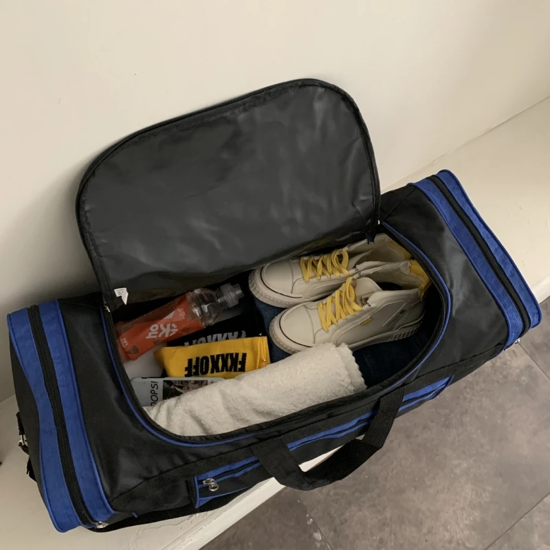 Unisex Large Capacity Portable Travel Bags Foldable Luggage Bag Waterproof Oxford Handbag Outdoor Leisure Sports Shoulder Bags