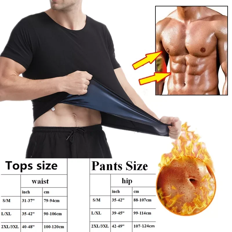 Body Shaper Sweat Vest Hot Thermal Shirt Slimmer Sauna suits Fitness Shapewear Compression Tops For Weight Loss