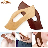 wooden scraping massage board wood therapy massage tool lymphatic drainage guasha massager for anti cellulite muscle relaxation