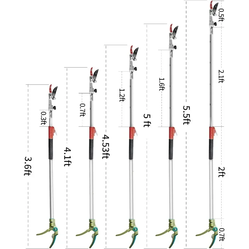 Домашний трайка для сада телескопический секатор диаметром 1 дюйм и фиксатор