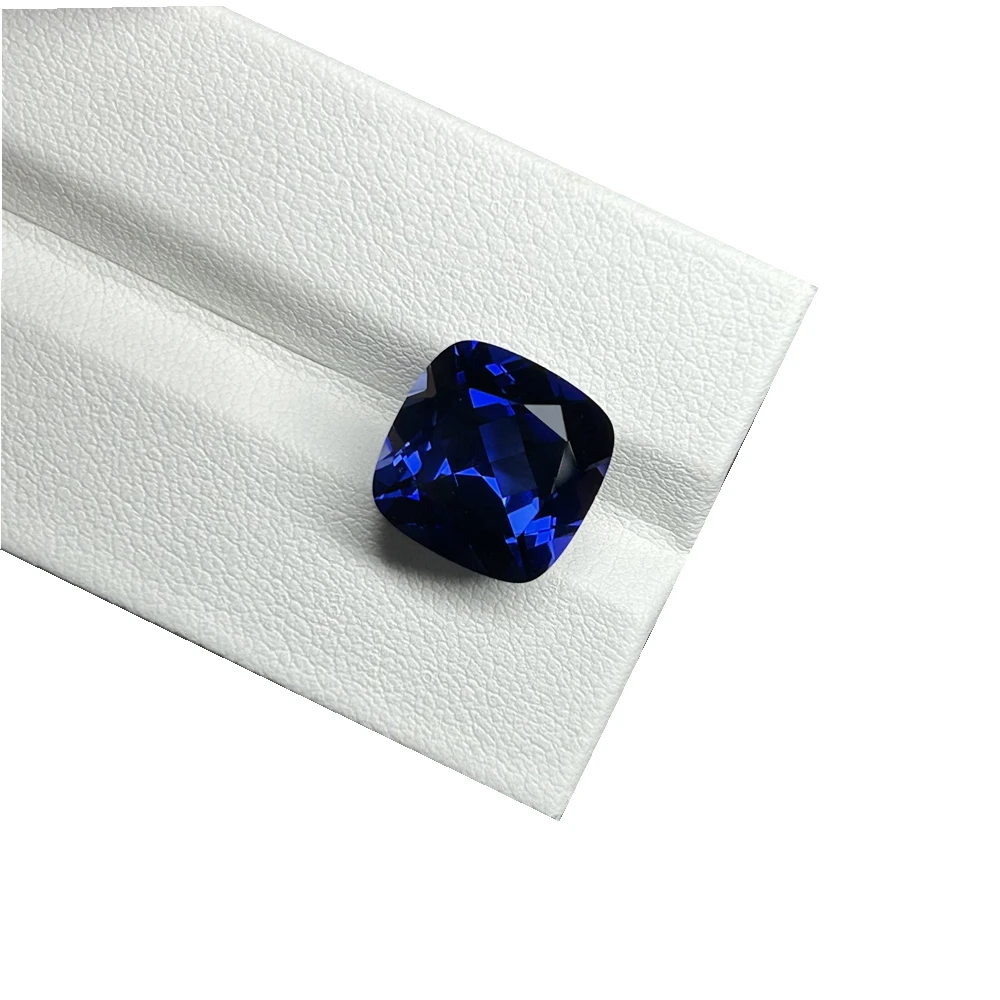 

Meisidian 9X9mm 4 Carat Royal Blue Sapphire Cushion Cut 35# Corundum Sapphire Stone For Jewelry