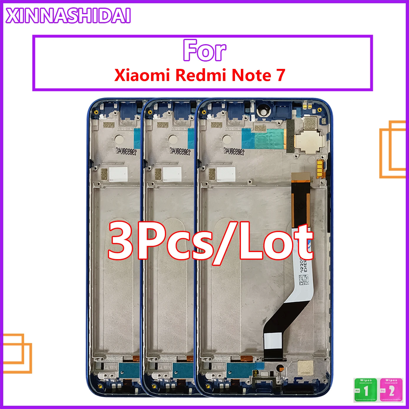 

Оригинальный сенсорный экран 3 шт./лот 6,3 дюйма для Redmi Note 7, замена для Xiaomi Redmi Note 7, ЖК-дисплей M1901F7H M1901F7G