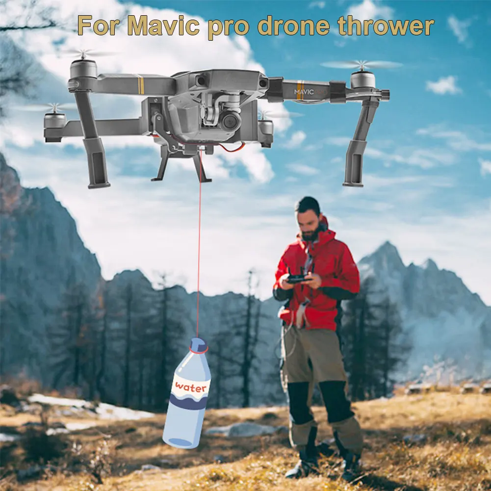 

Bottom Mounting Air Dropping Transport Gift Quick Release Drone Thrower Wedding Proposal Dispenser Durable For DJI MAVIC PRO