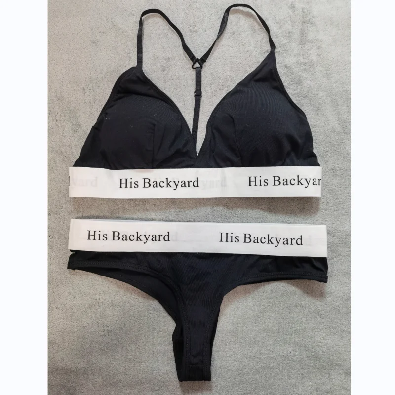 Женское нижнее белье комплект из 2-х предметов бюстгальтер стринги спортивные