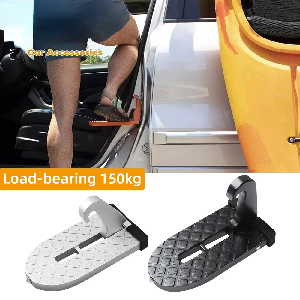 

Car Roof Rack Step Car Door Step Multifunction Universal Latch Hook Auxiliary Foot Pedal Aluminium Alloy Safety Hammer