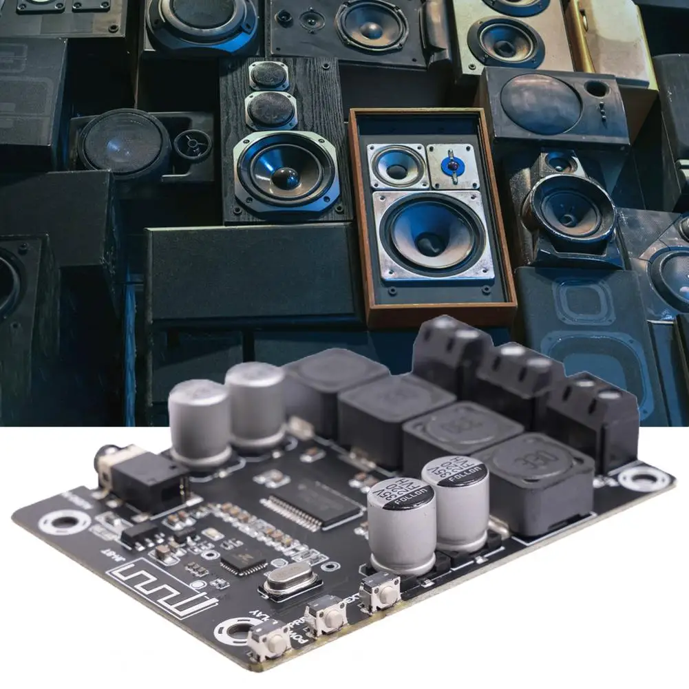 

Практичный стабильный сигнал PCB Bluetooth-совместимый 5,0 цифровой аудио усилитель мощности плата аудио аксессуары