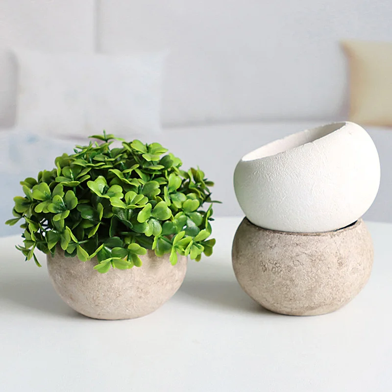 1PC Gardening supplies Bonsai Paper Basin Succulents Planter Pots Nursery Flower Pot Paper Pulp Flowerpot Recycleable Oval