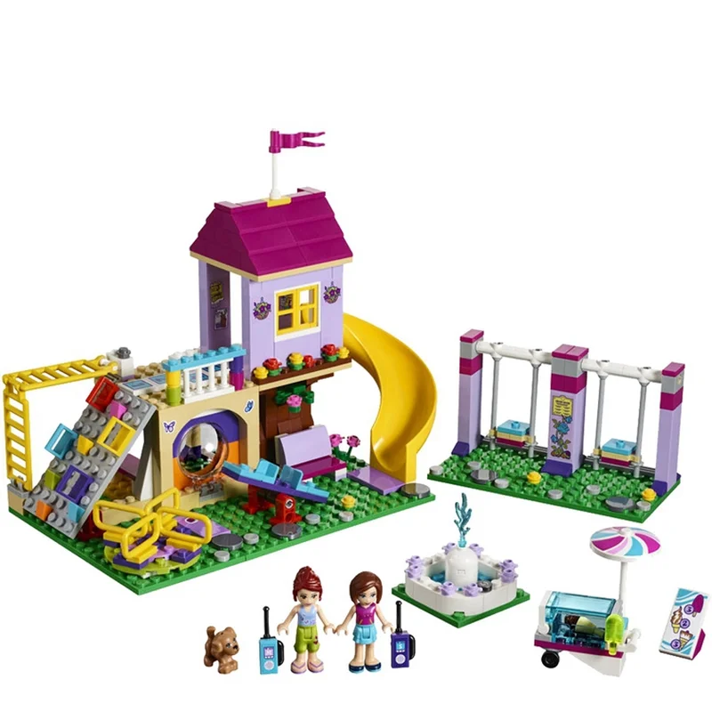 

343pcs Friends 41325 Girl Heartlake City Playground Building Blocks Bricks Education Sets Toys For Girls Birthday Christmas Gift