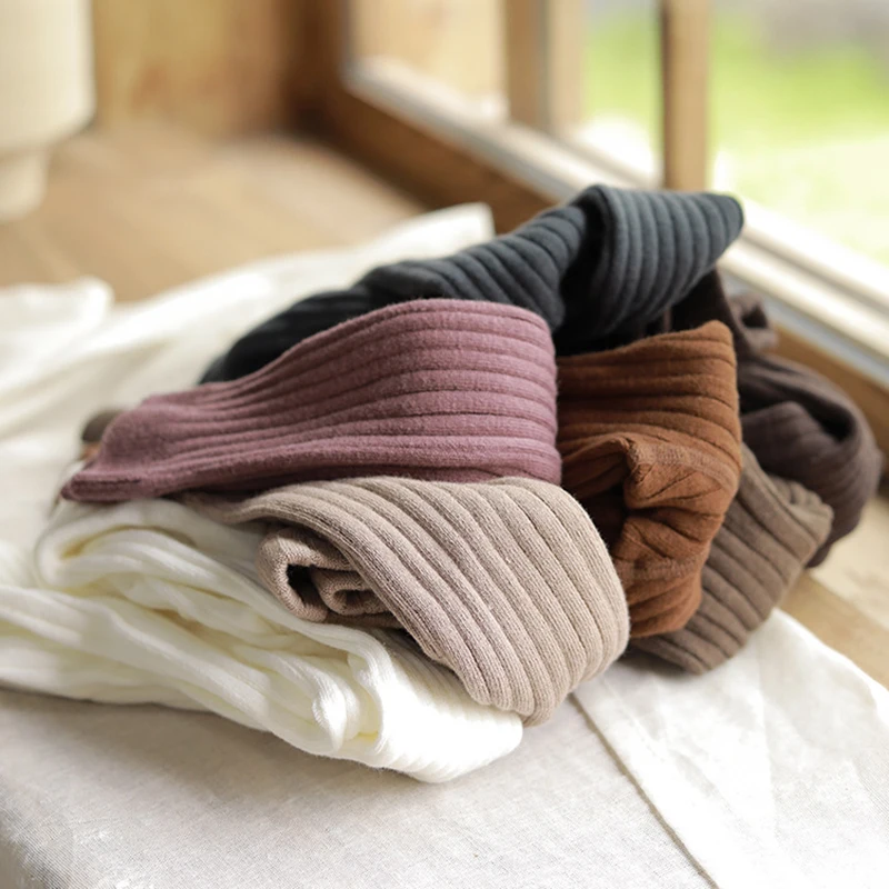 32 цвета детские колготки хлопковые теплые зимние для девочек длинные чулки