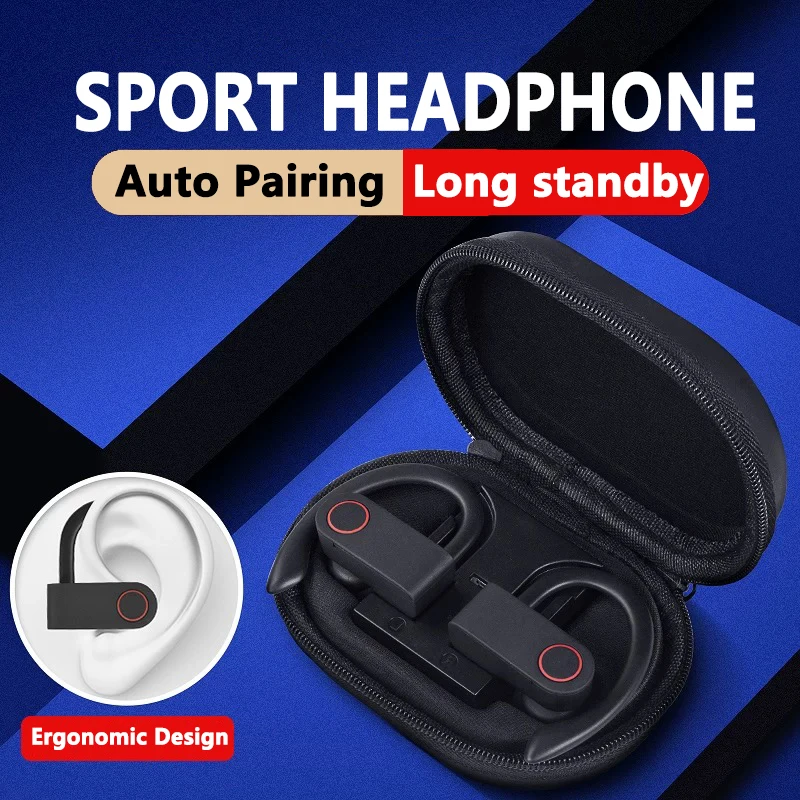 TWS-наушники A9 Bluetooth 5 0 водостойкие беспроводные 8 часов музыки | Электроника